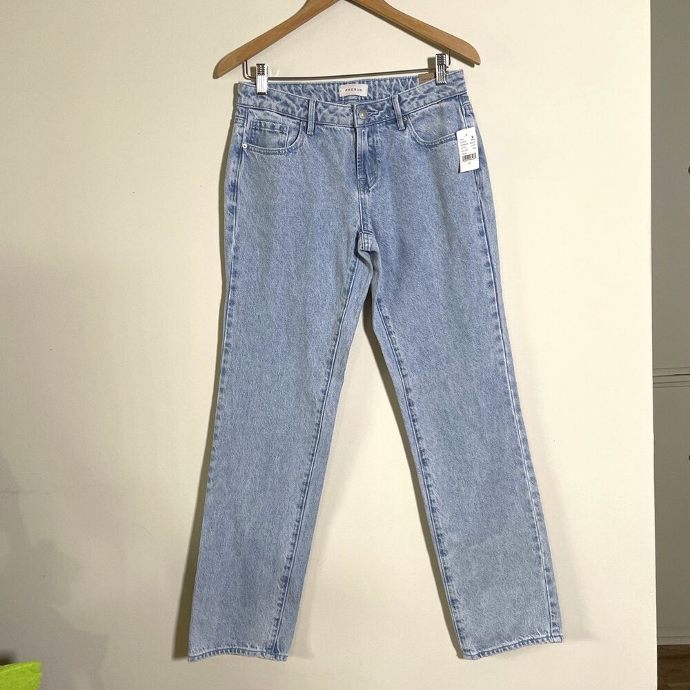 Pacsun Women's Low Rise Straight Leg Jeans Size 27 Light Wash 100% Cotton NWT